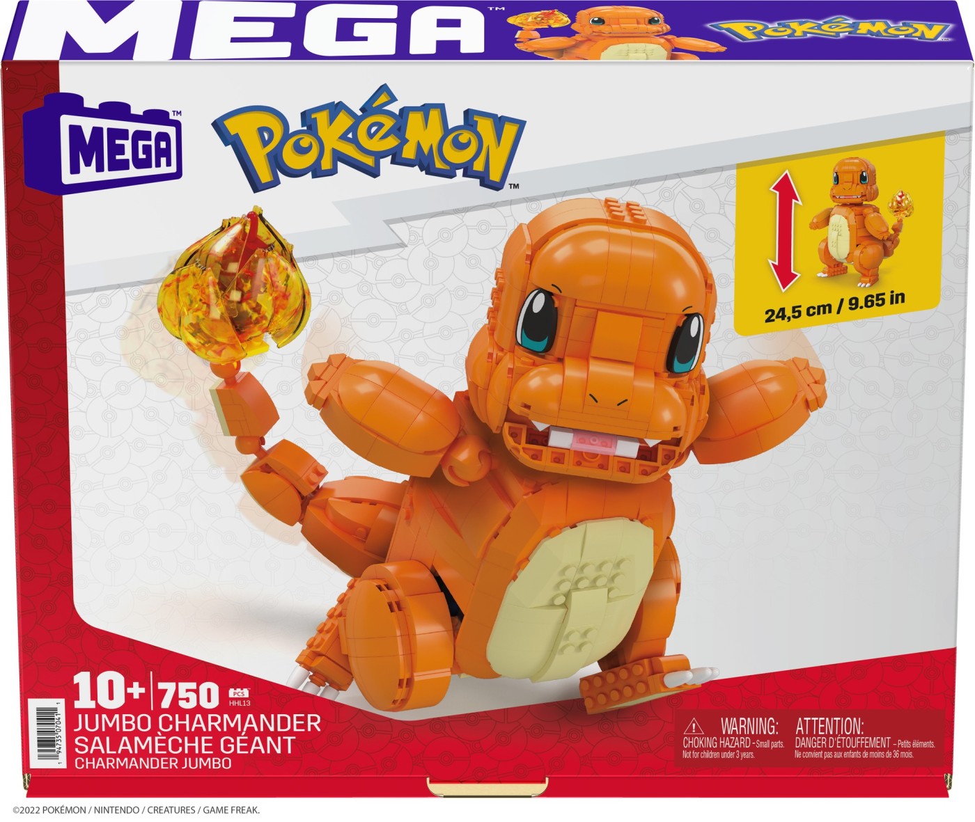 Jucării și jocuri - POKEMON MEGA CONSTRUX JUMBO CHARMANDER SALAMECHE
