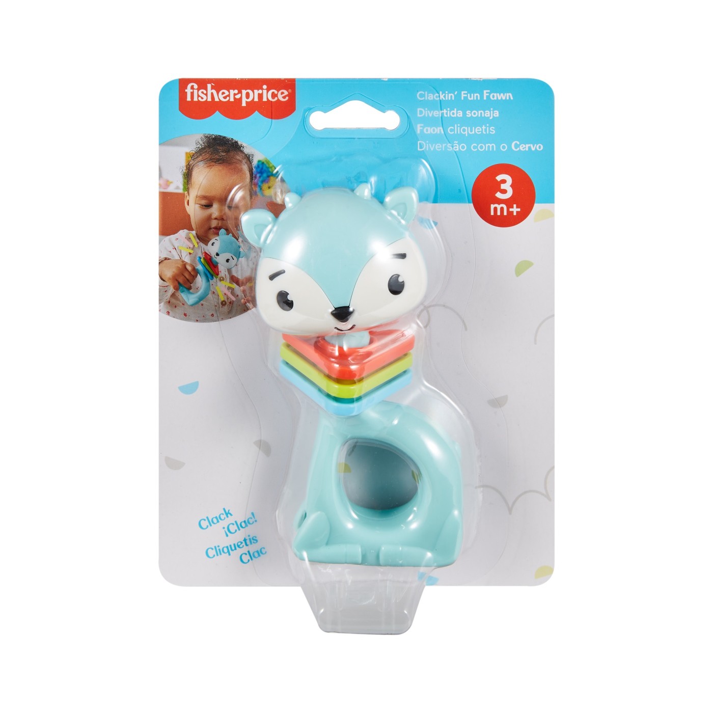 Jucării pentru bebeluși - FISHER PRICE JUCARIE ZORNAITOARE CERB
