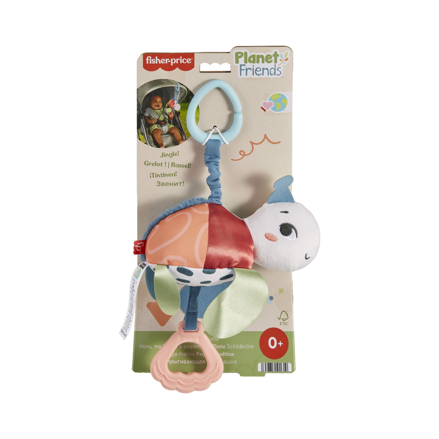 Jucării și articole pentru bebeluși - FISHER PRICE PLANET FRIENDS JUCARIE DE AGATAT BROSCUTA TESTOASA