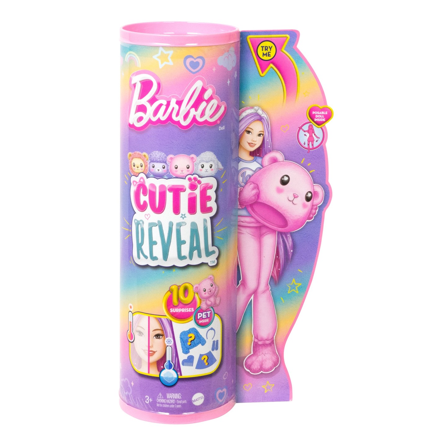 Jucării și jocuri - BARBIE PAPUSA BARBIE CUTIE REVEAL URSULET