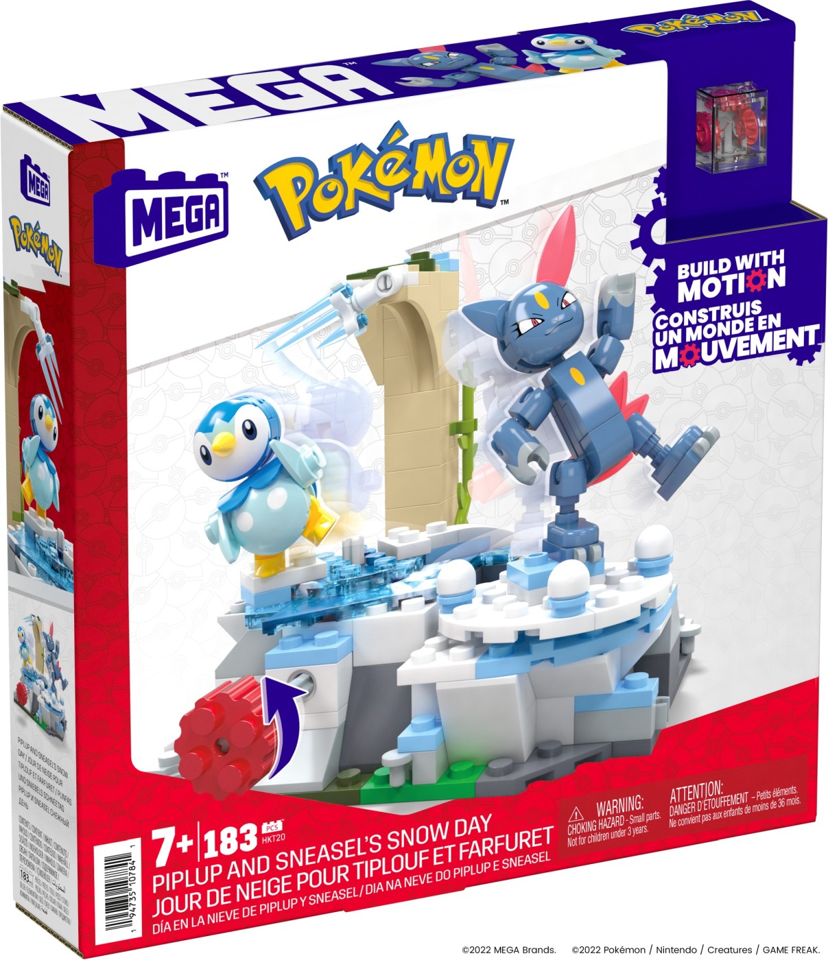 Jucării și jocuri - POKEMON MEGA ZIUA CU ZAPADA A LUI PIPLUP SI SNEASEL