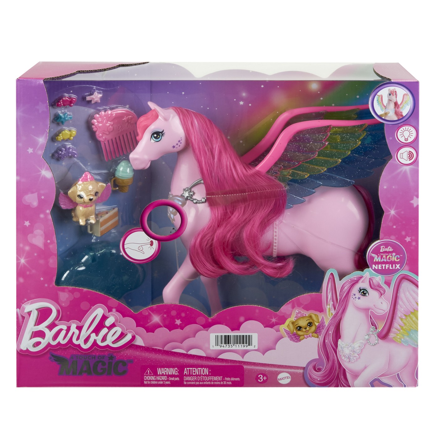 Jucării și jocuri - BARBIE A TOUCH OF MAGIC PEGASUS