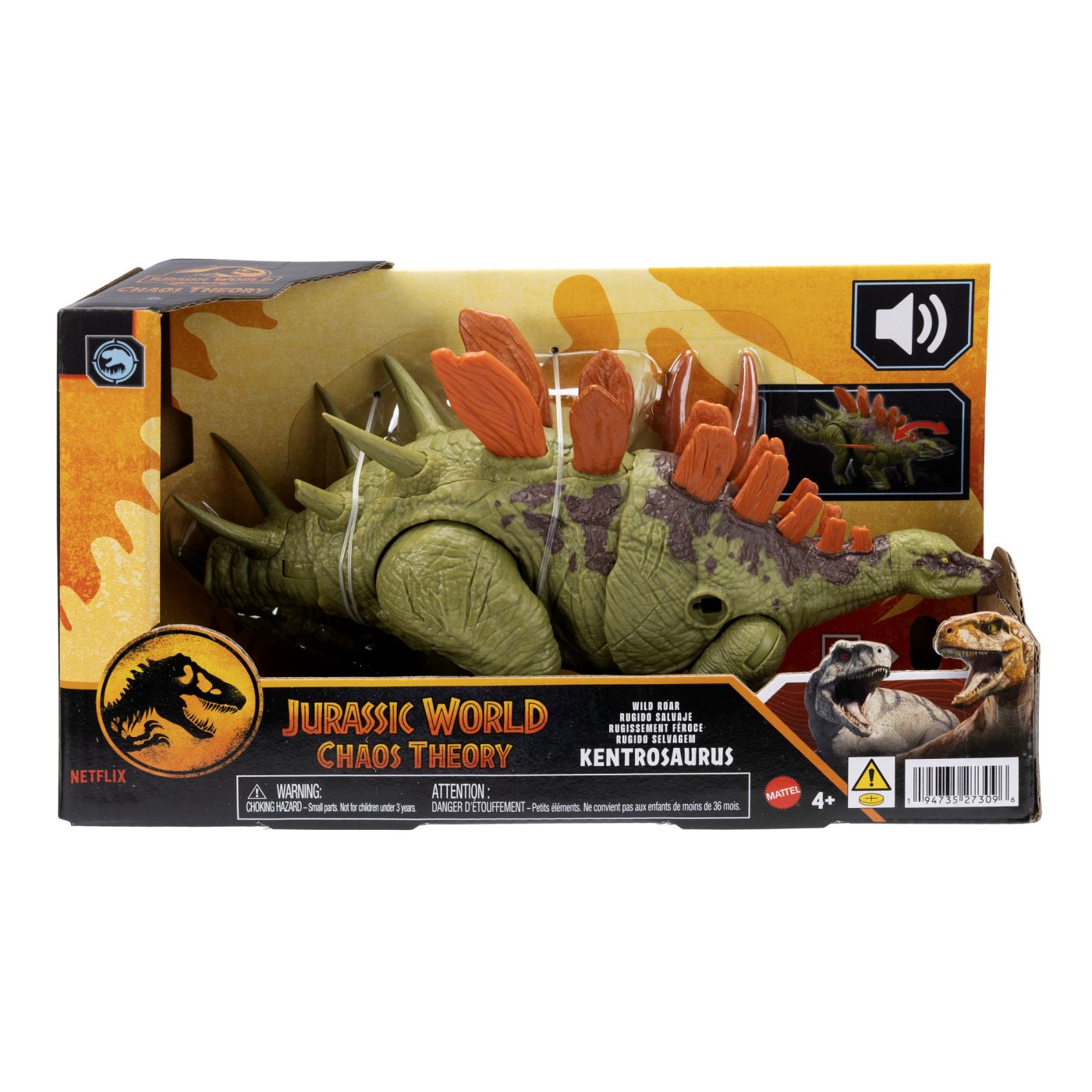 Jucării și jocuri - JURASSIC WORLD CHAOS THEORY WILD ROAR DINOZAUR KENTROSAURUS