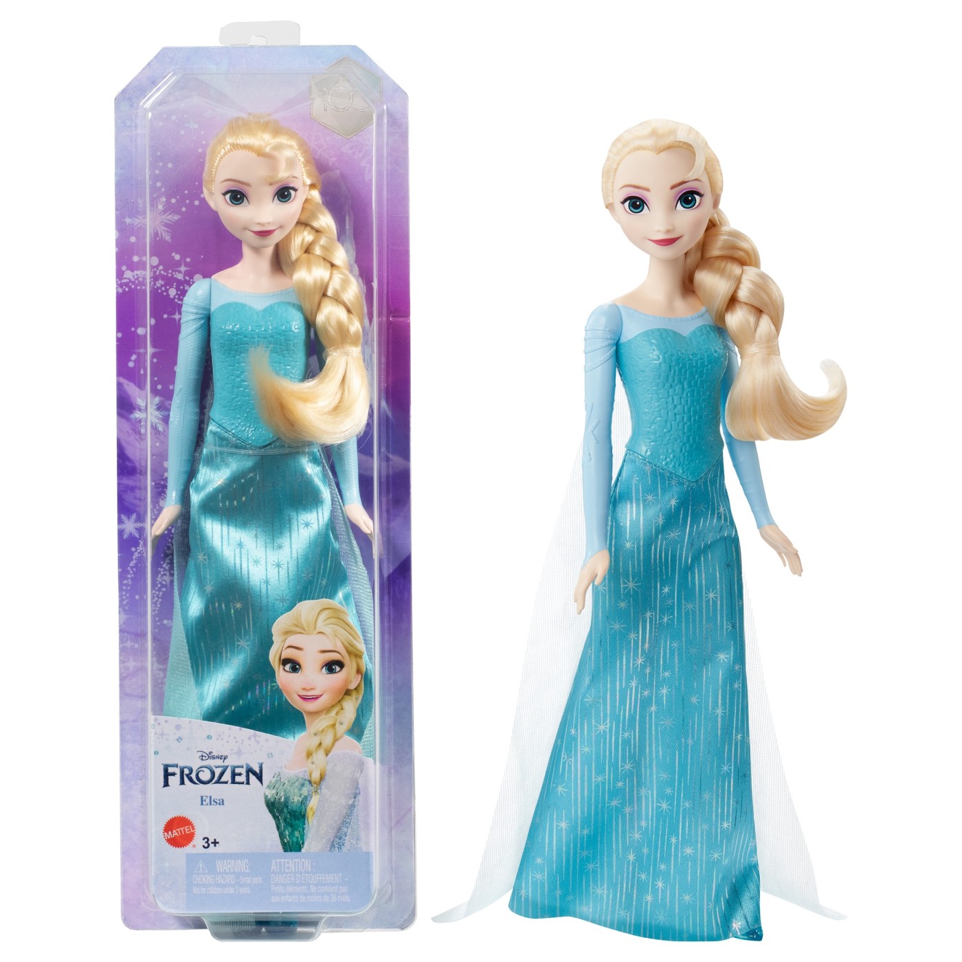 Jucării și jocuri - PAPUSA DISNEY FROZEN ELSA CU ROCHIE ALBASTRA