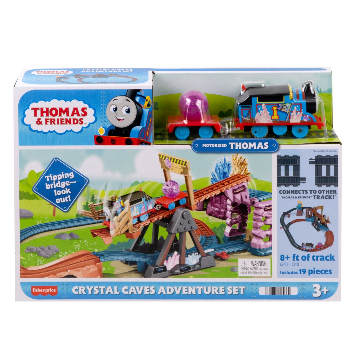 Jucării și jocuri - THOMAS SET DE JOACA CRYSTAL CAVES ADVENTURE CU LOCOMOTIVA MOTORIZATA THOMAS