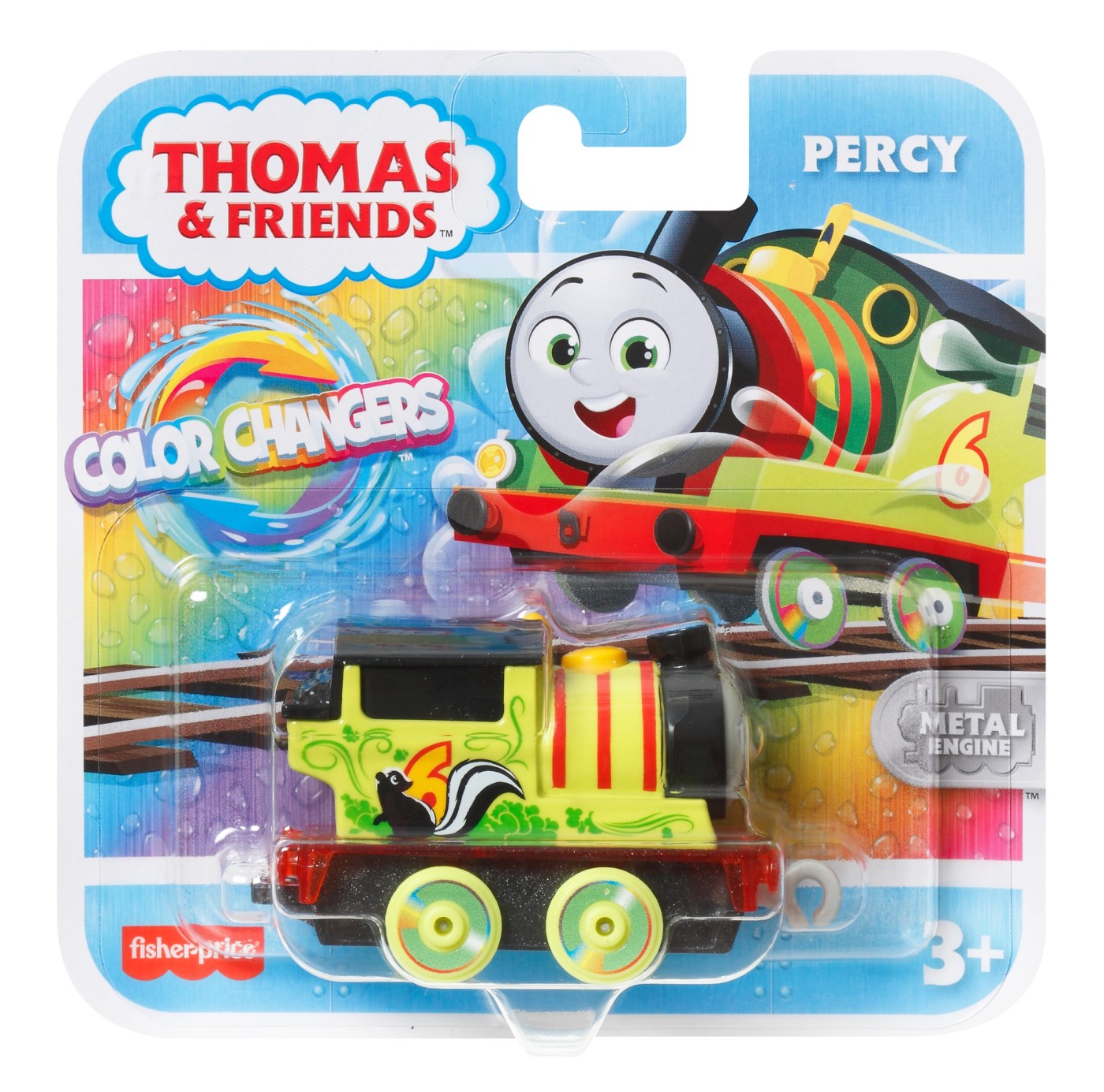 Jucării și jocuri - THOMAS COLOR CHANGERS LOCOMATIVA METALICA PERCY