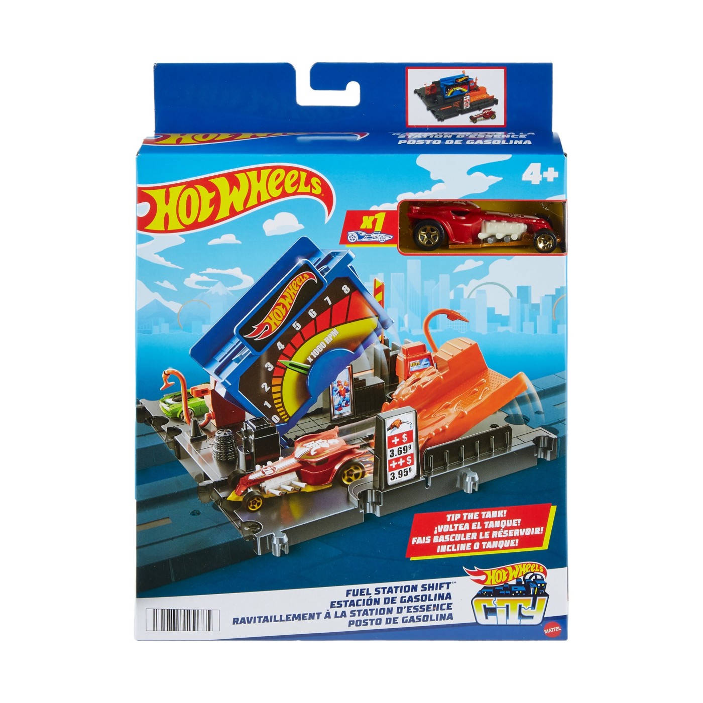 Jucării și jocuri - HOT WHEELS CITY EXPLORER PISTA FUEL STATION SHIFT