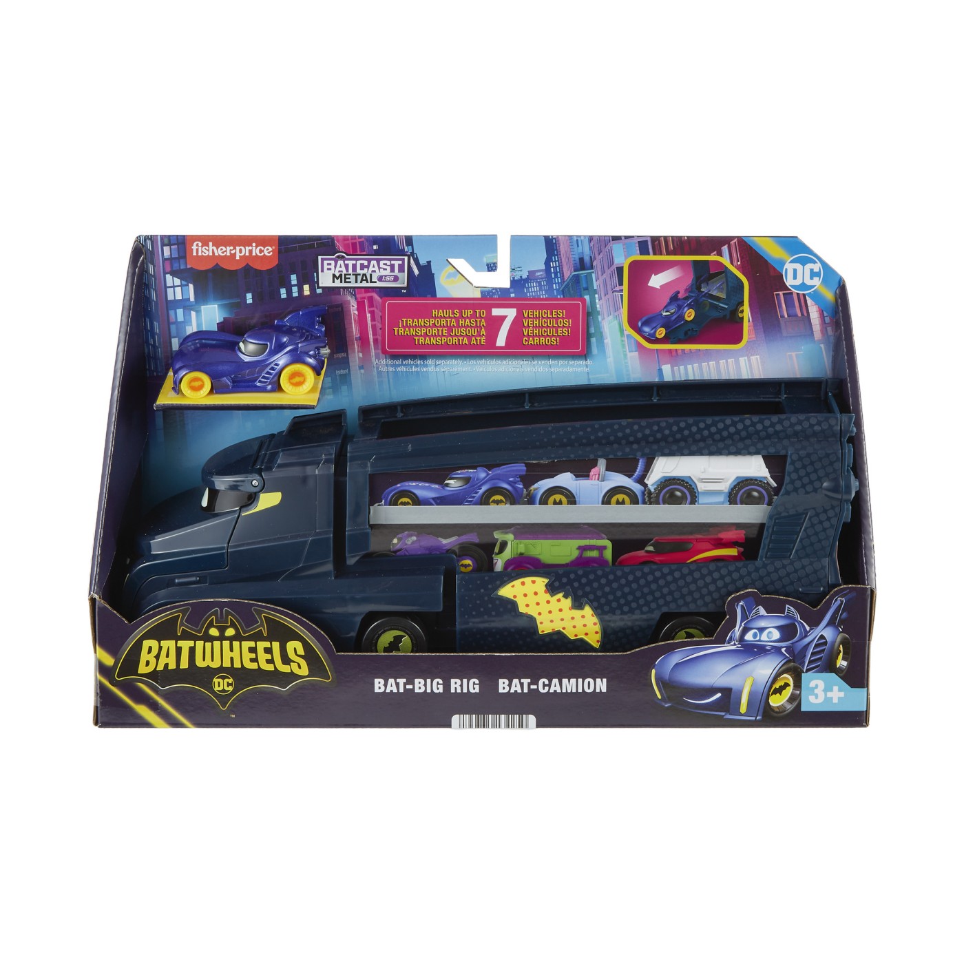 Jucării și jocuri - FISHER PRICE BATWHEELS CAMIONUL BAT BIG RIG