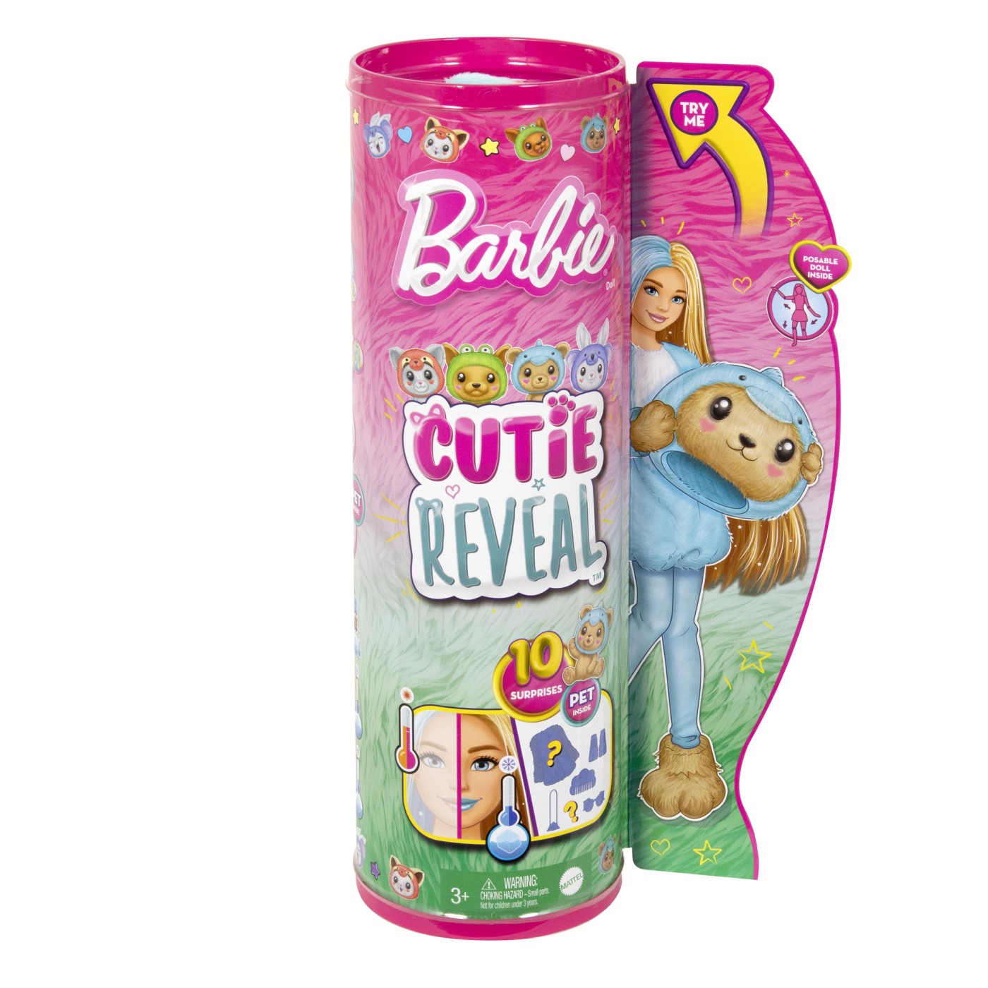 Jucării și jocuri - BARBIE PAPUSA BARBIE CUTIE REVEAL DELFIN URS