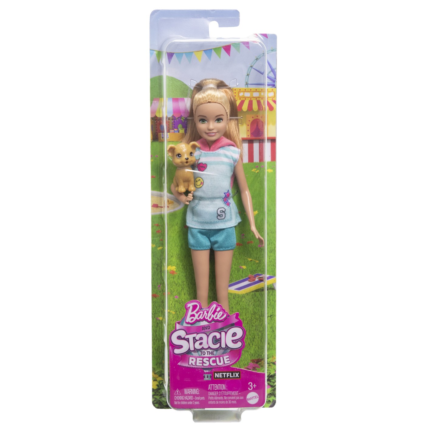 Jucării și jocuri - BARBIE SET PAPUSA STACIE SI CATELUL DE COMPANIE