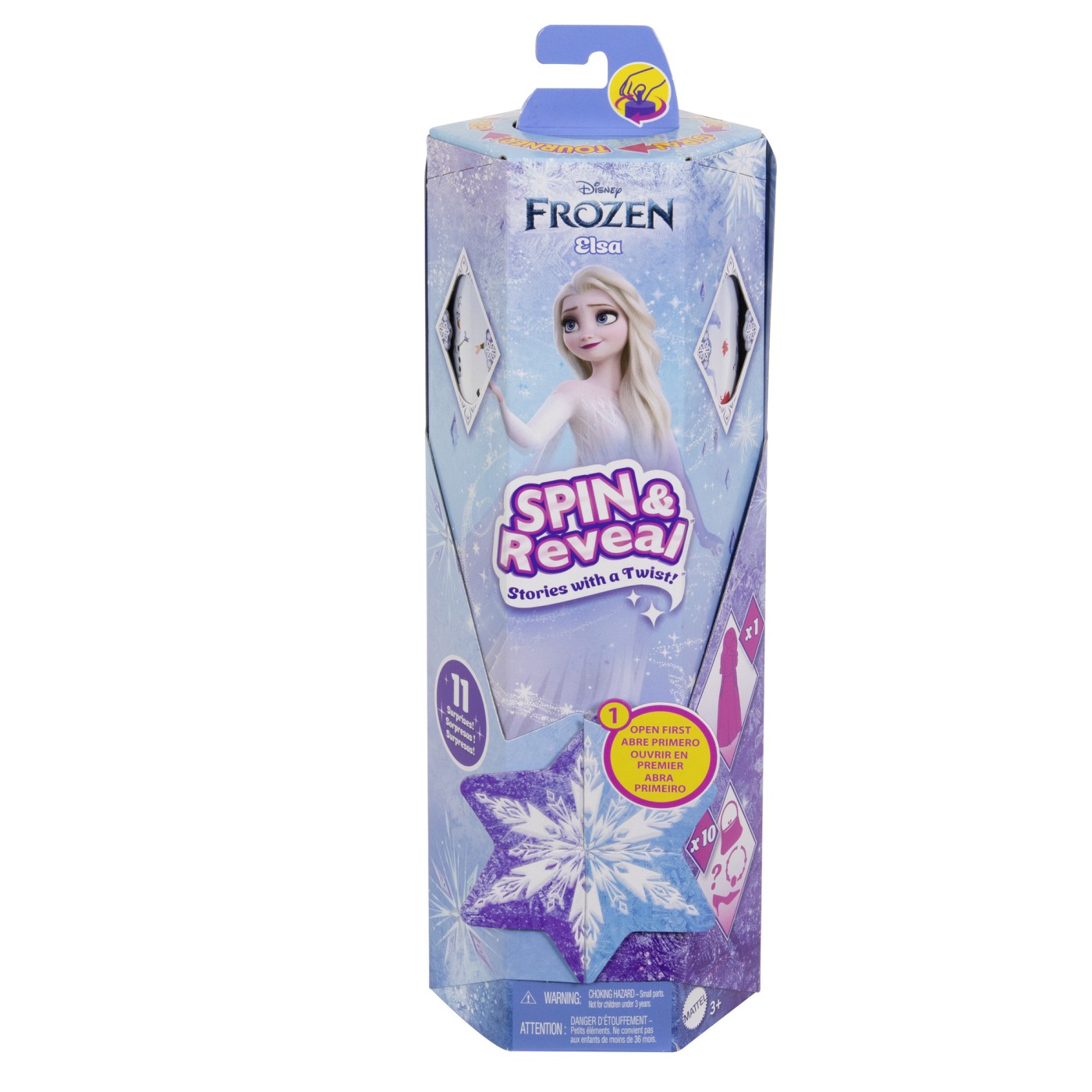 Jucării și jocuri - DISNEY FROZEN SPIN AND REVEAL PAPUSA ELSA