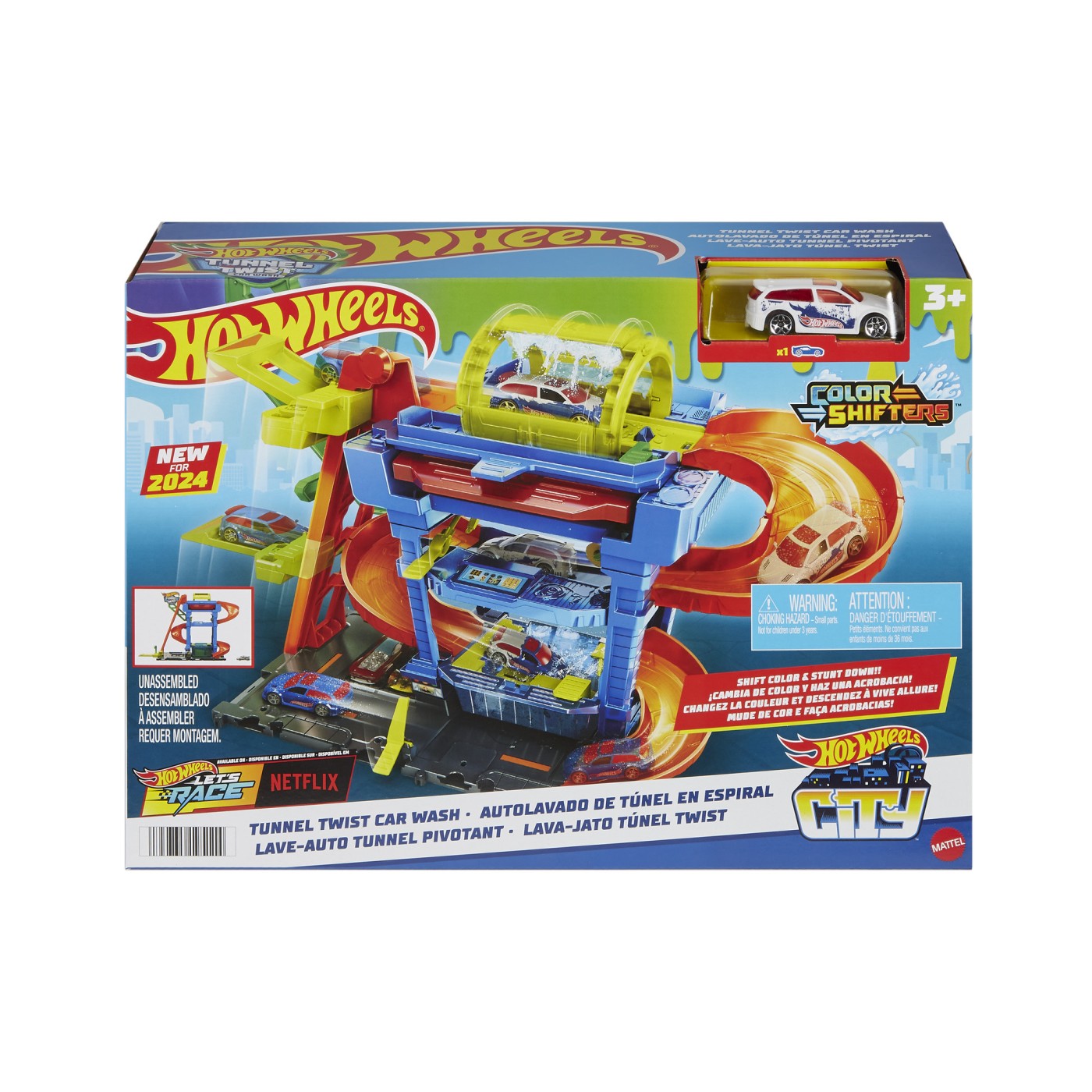 Jucării și jocuri - HOT WHEELS CITY COLOR SHIFTERS SPALATORIA