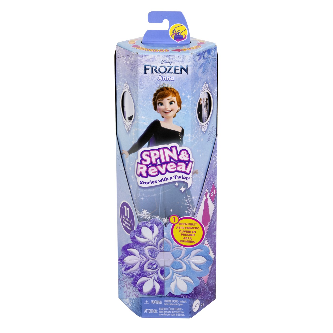Jucării și jocuri - DISNEY FROZEN SPIN AND REVEAL PAPUSA ANNA