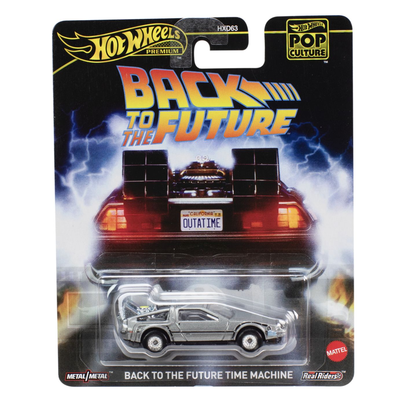 Jucării și jocuri - HOT WHEELS POP CULTURE MASINUTA METALICA BACK TO THE FUTURE SCARA 1:64