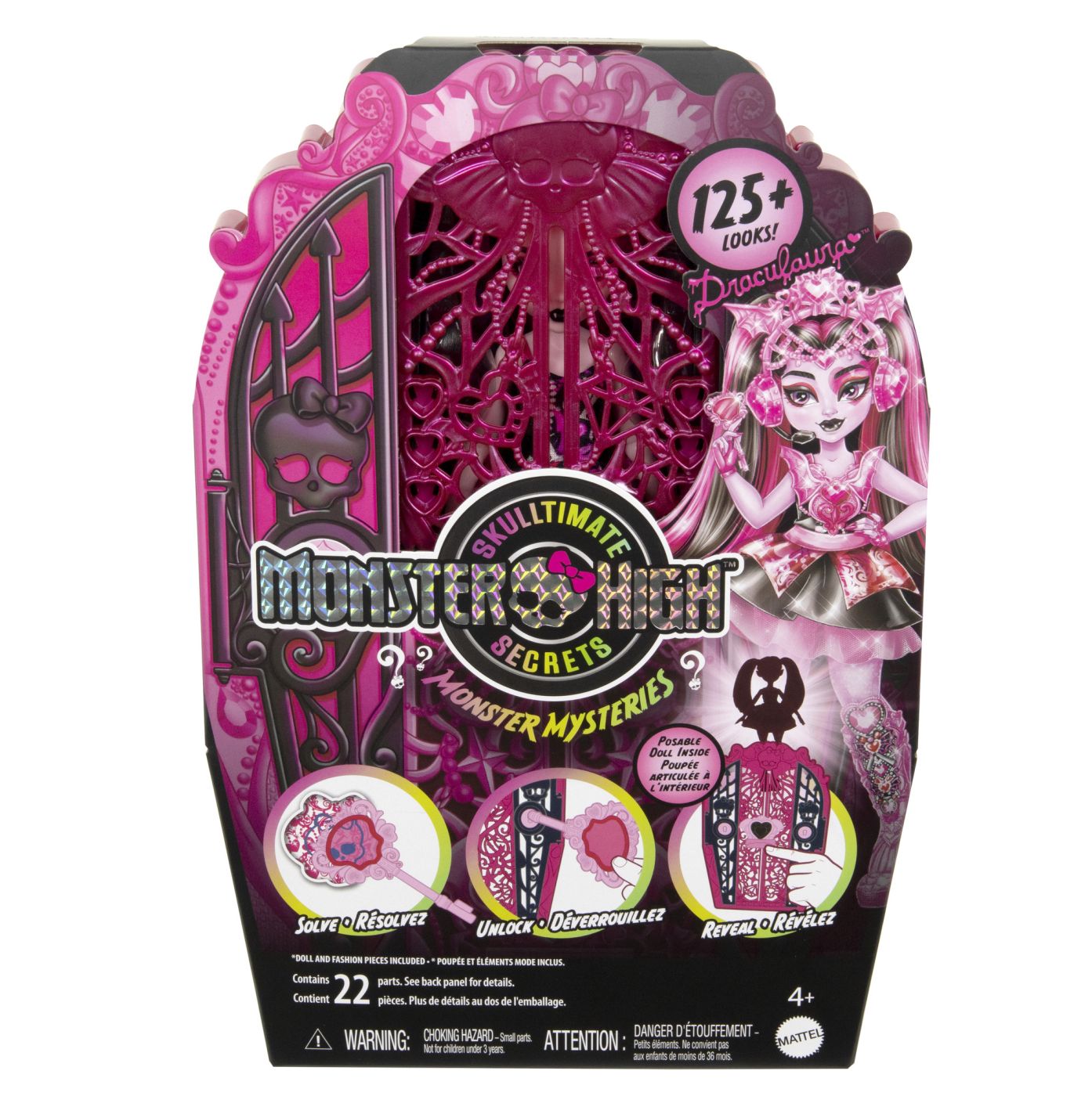 Jucării și jocuri - MONSTER HIGH SKULLTIMATE SECRETS PAPUSA DRACULAURA