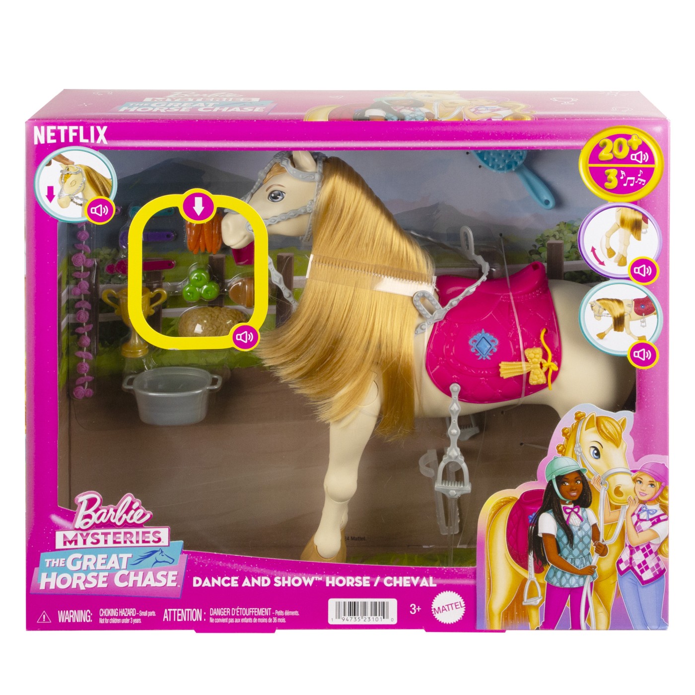 Jucării și jocuri - BARBIE MYSTERIES CALUT CU SUNETE SI ACCESORII