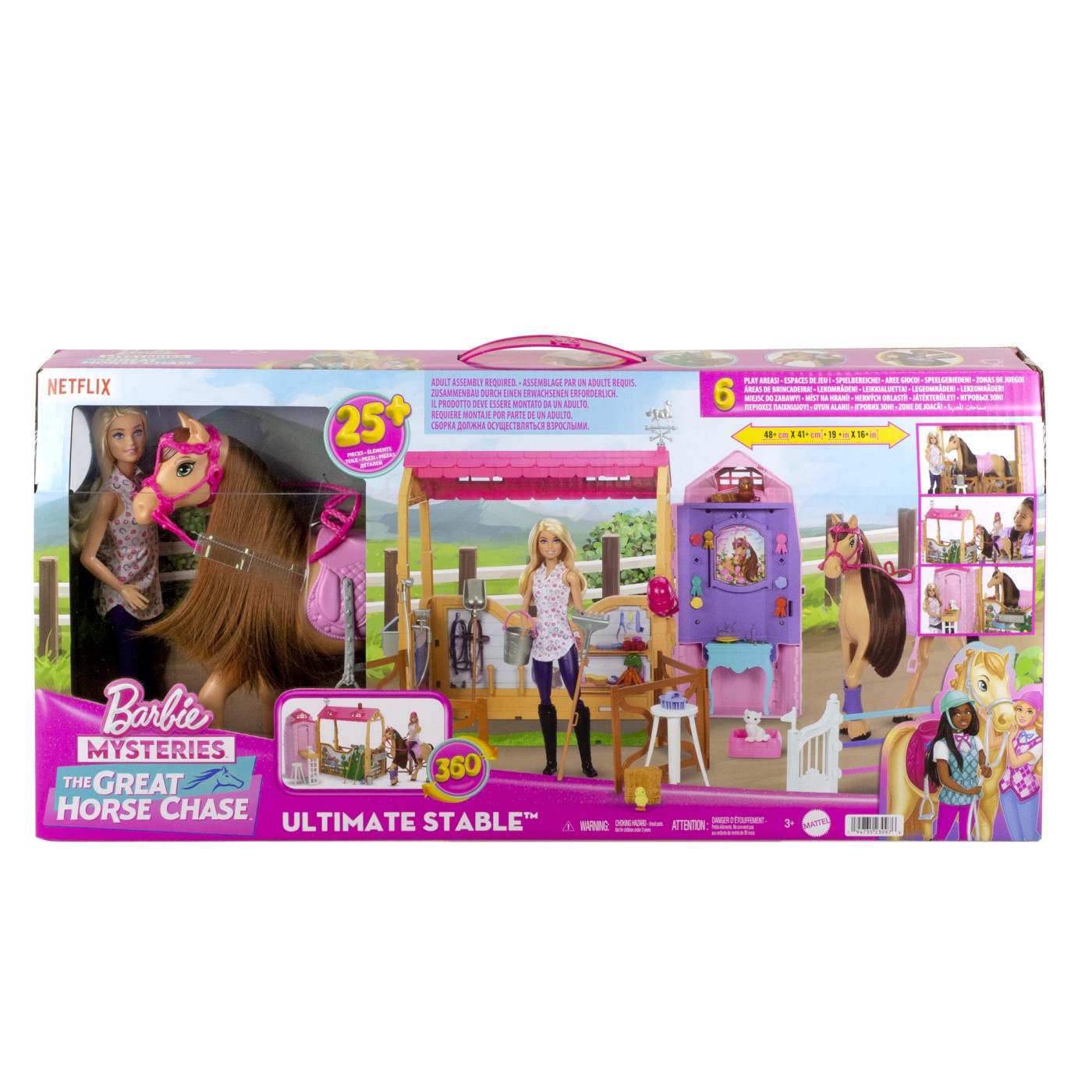Jucării și jocuri - BARBIE MYSTERIES SET GRAJD