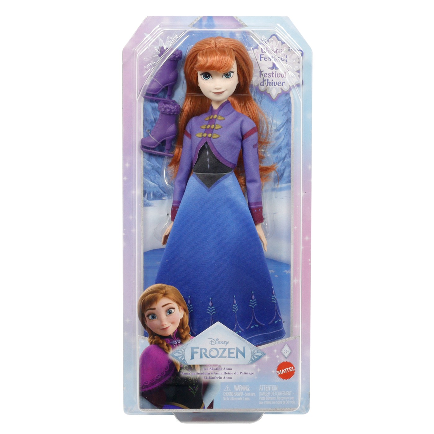 Jucării și jocuri - DISNEY FROZEN PAPUSA ANNA PATINATOARE