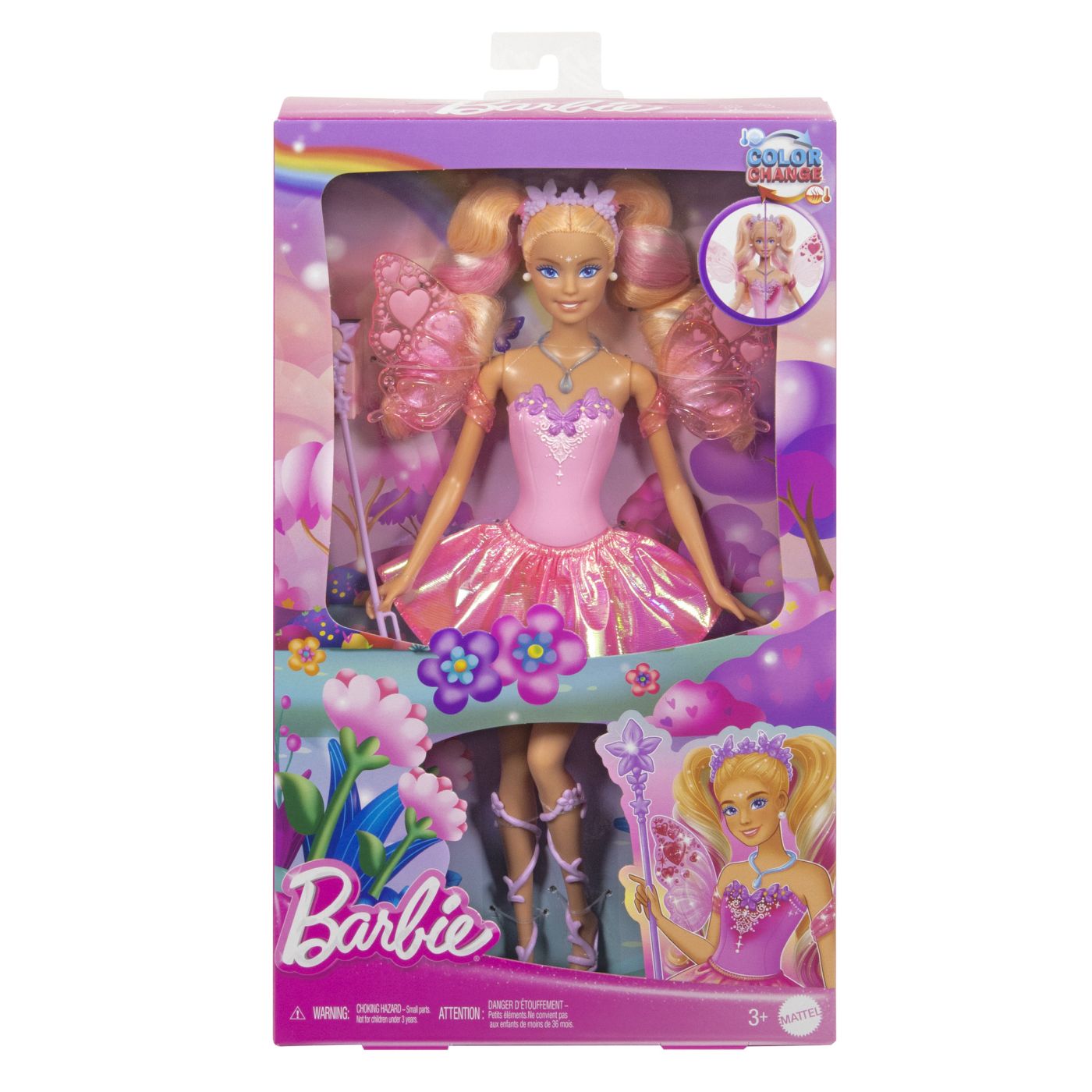 Jucării și jocuri - BARBIE COLOR CHANGE ZANA MAGICA CU PAR BLOND
