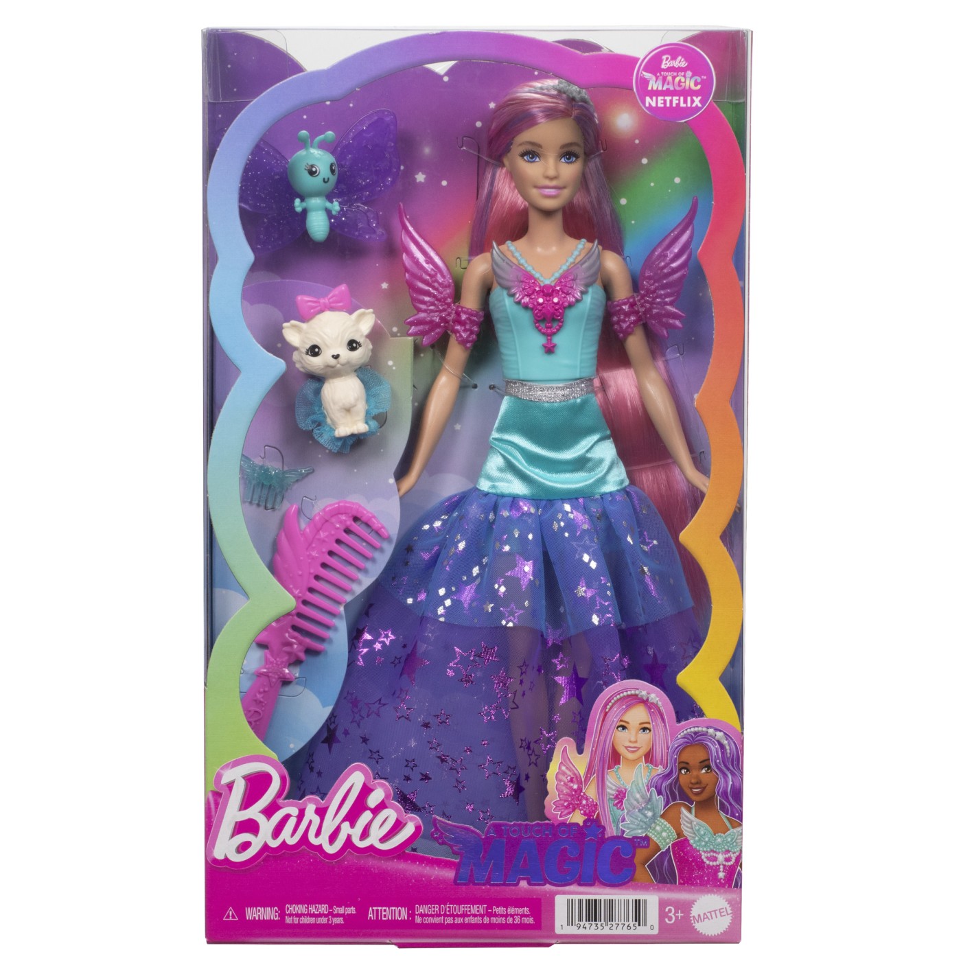 Jucării și jocuri - BARBIE A TOUCH OF MAGIC PAPUSA BARBIE ZANA
