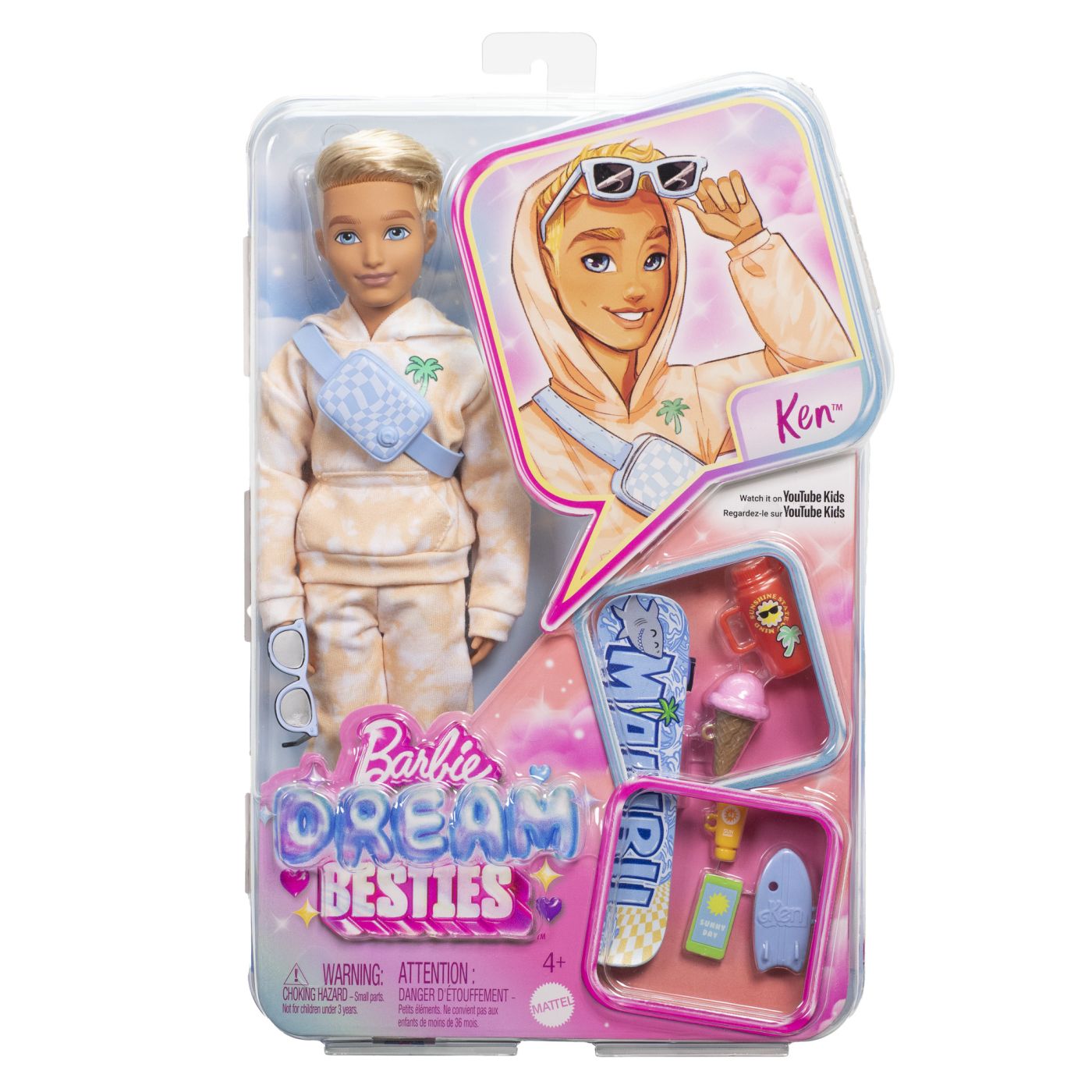 Jucării și jocuri - BARBIE DREAM BESTIES PAPUSA KEN CU ACCESORII
