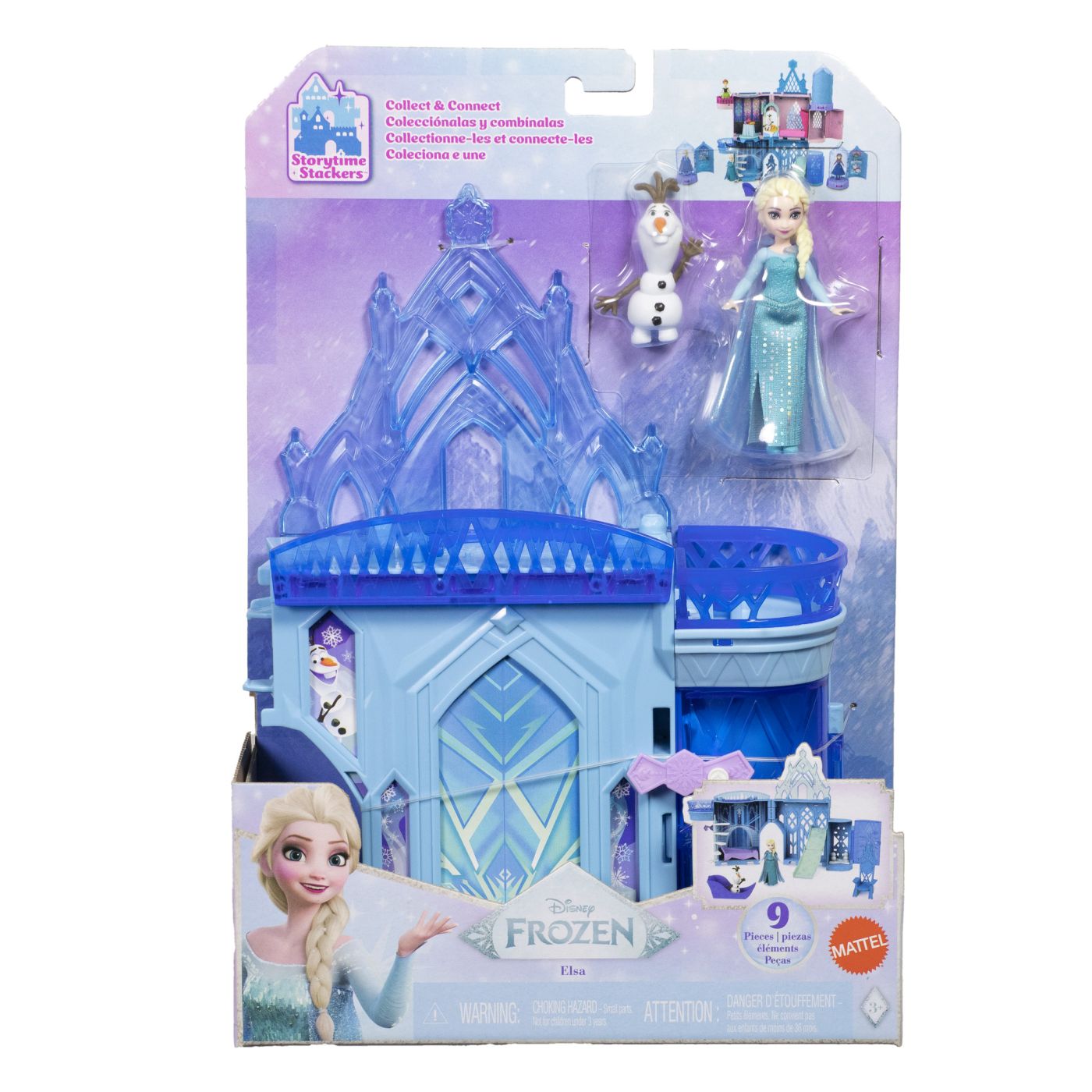 Jucării și jocuri - DISNEY FROZEN SET DE JOACA PAPUSA ELSA SI CASTELUL DE GHEATA CU ACCESORII