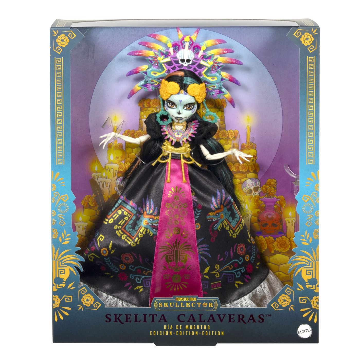 Jucării și jocuri - MONSTER HIGH SKULLECTOR PAPUSA SKELITA CALAVERAS EDITIA DIA DE MUERTOS