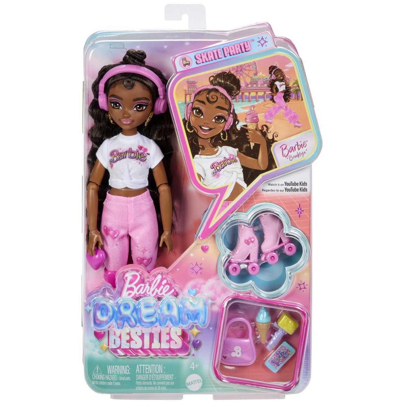 Jucării și jocuri - BARBIE DREAM BESTIES PAPUSA BARBIE BROOKLYN PETRECERE PE ROLE