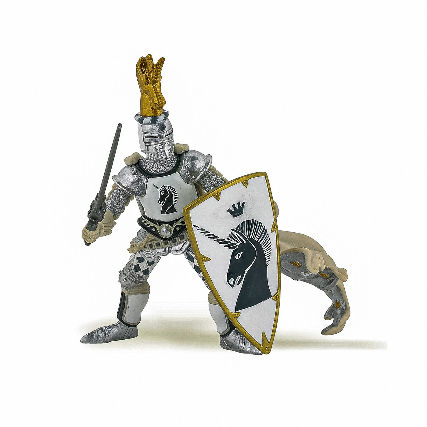Jucării și jocuri - PAPO FIGURINA CAVALERUL UNICORN