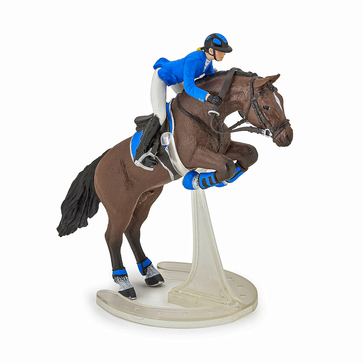 Jucării și jocuri - PAPO FIGURINA CAL SARIND CU JOCHERITA