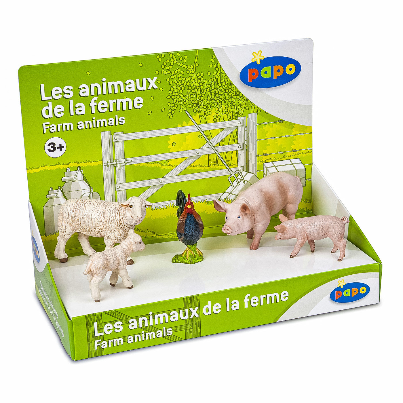 Jucării și jocuri - PAPO FIGURINA SET 5 ANIMALE DE LA FERMA