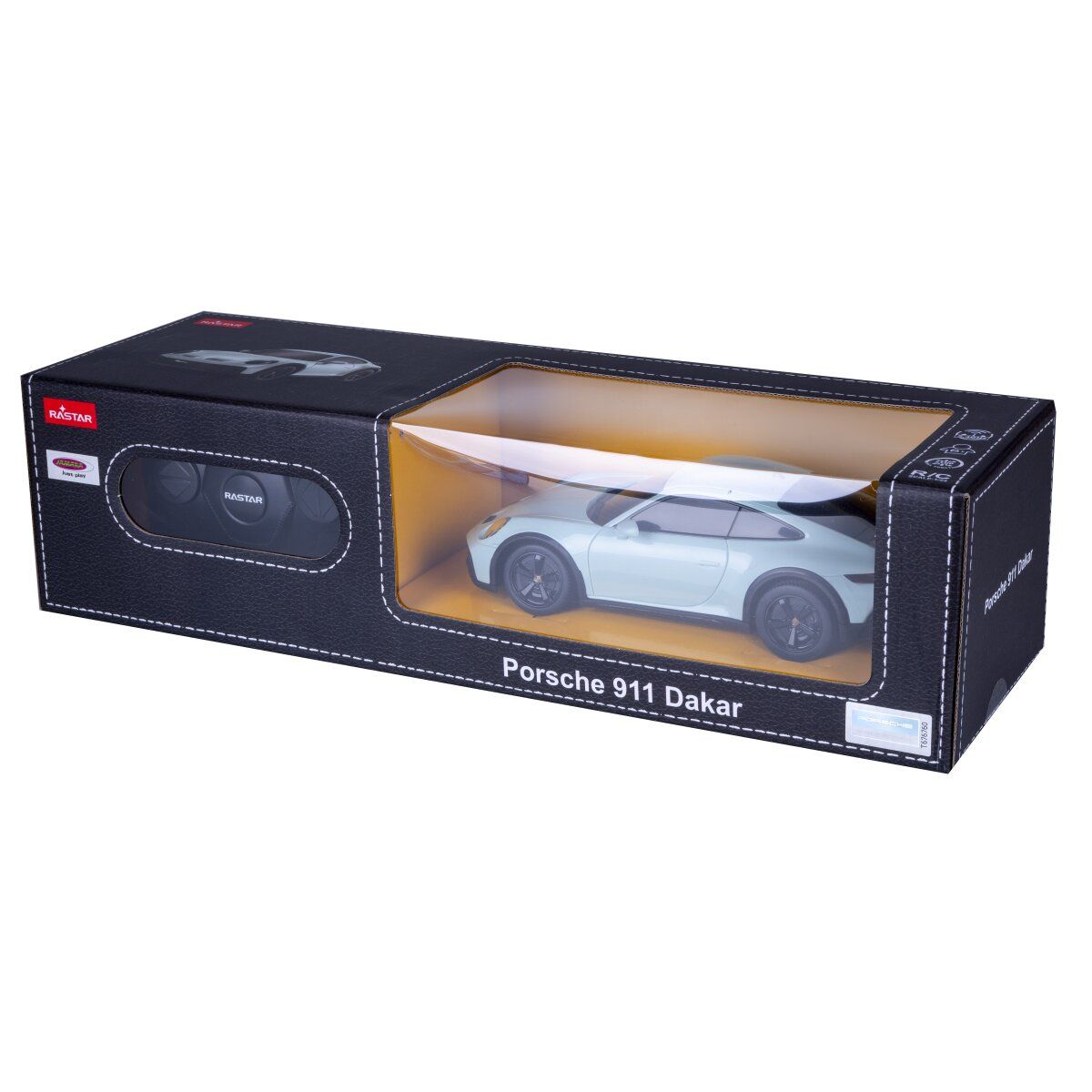 Masinuțe cu telecomandă - MASINA CU TELECOMANDA PORSCHE 911 DAKAR CU SCARA 1 LA 24