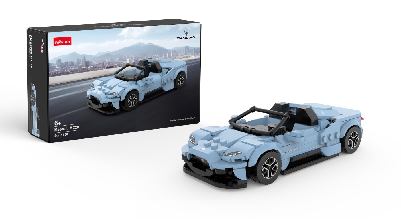 Jucării și jocuri - MASINUTA CONSTRUIBILA MASERATI MC20 CIELO SCARA 1 LA 30