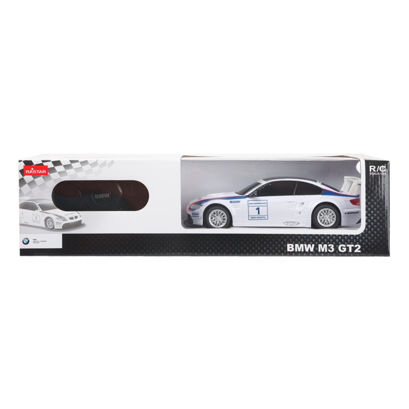 Masinuțe cu telecomandă - MASINA CU TELECOMANDA BMW M3 CU SCARA 1 LA 24