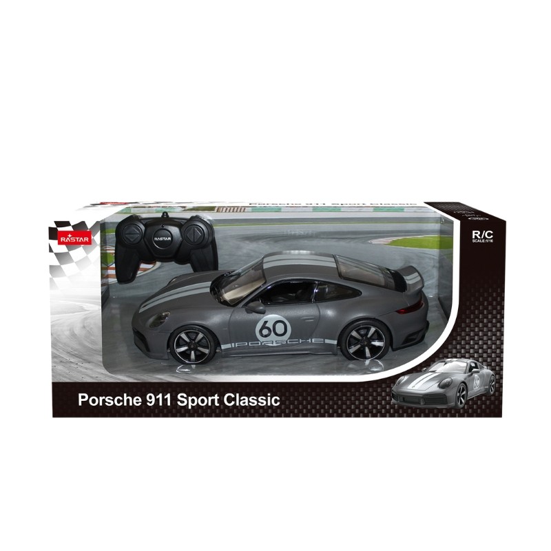 Masinuțe cu telecomandă - MASINA CU TELECOMANDA PORSCHE 911 SPORT CLASSIC CU SCARA 1 LA 16