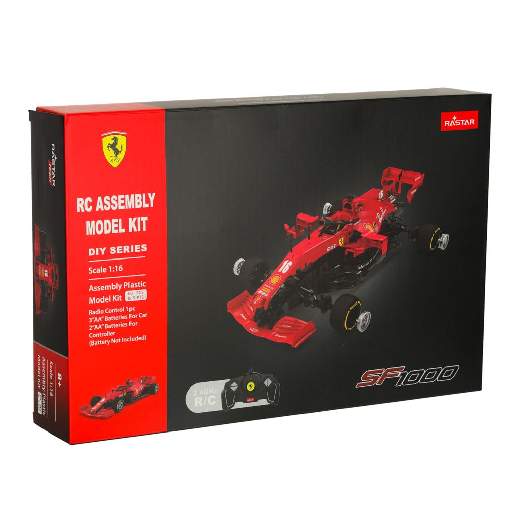 Masinuțe cu telecomandă - MASINUTA CONSTRUIBILA CU TELECOMANDA FERRARI SF1000 SCARA 1 LA 16