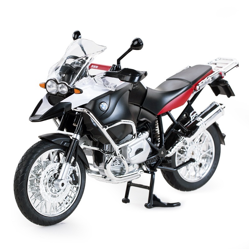 Jucării și jocuri - MOTOCICLETA METALICA  BMW RS1200 GS ALBA SCARA 1 LA 9
