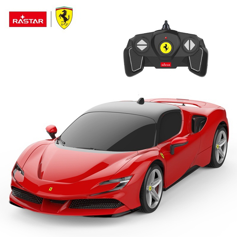 Masinuțe cu telecomandă - MASINA CU TELECOMANDA FERRARI SF90 STRADALE SCARA 1 LA 18
