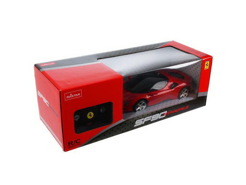 Jucării și jocuri - MASINA CU TELECOMANDA FERRARI SF90 STRADALE SCARA 1 LA 24