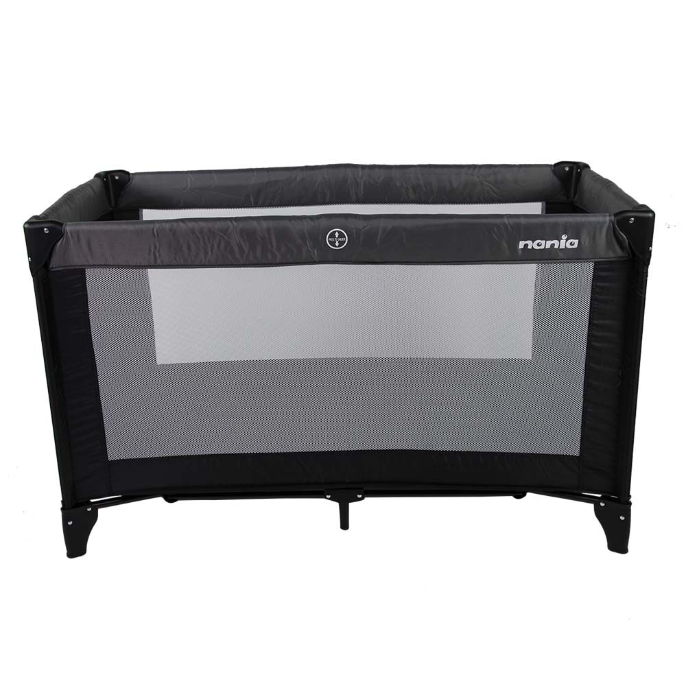 Jucării și jocuri - PAT DE VOIAJ NANIA SODA, 2 NIVELURI, GREY