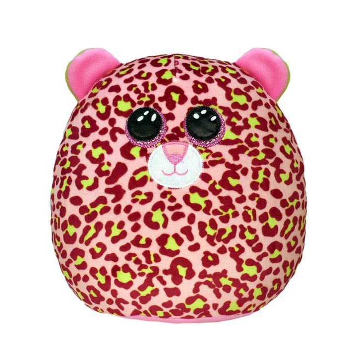 Jucării și jocuri - PLUS TY SQUISH LEOPARD ROZ LAINEY 22CM