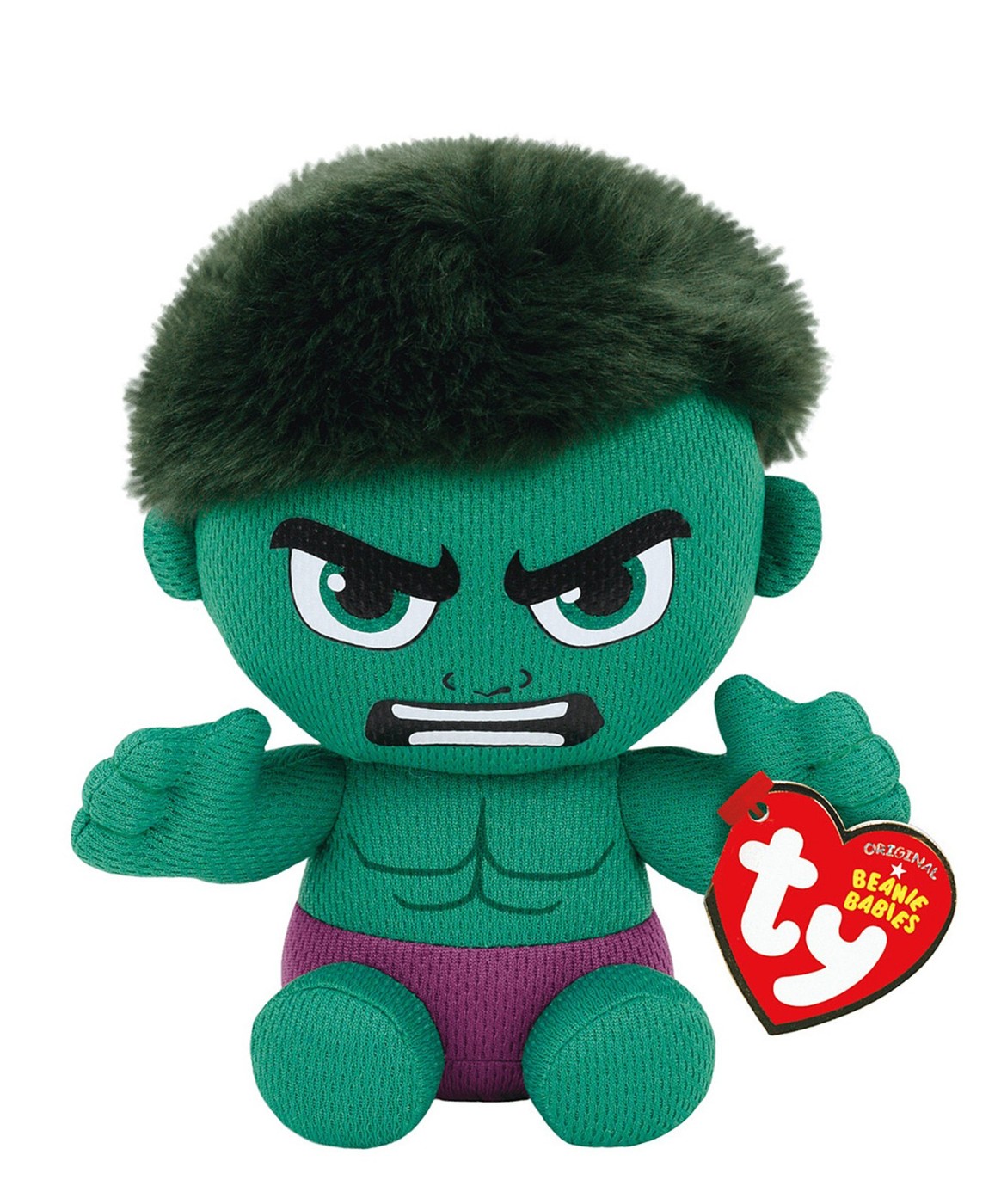 Jucării și jocuri - PLUS TY 15CM BEANIE BABIES MARVEL HULK