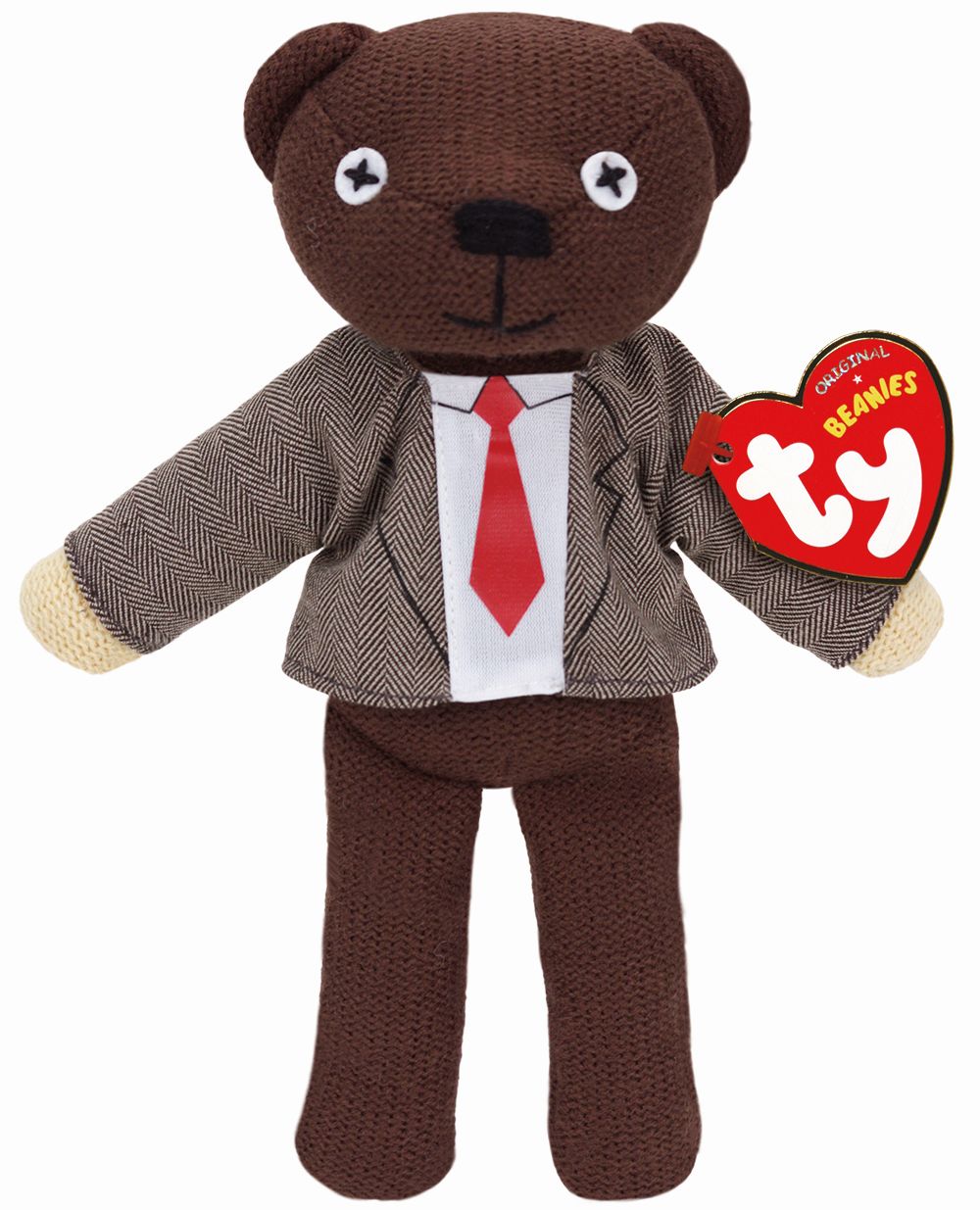 Jucării și jocuri - PLUS TY 15CM BEANIE BABIES URSULETUL LUI MR BEAN