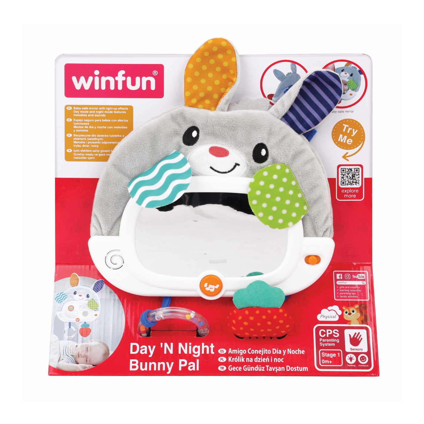 Jucării și jocuri - WINFUN JUCARIE IEPURAS